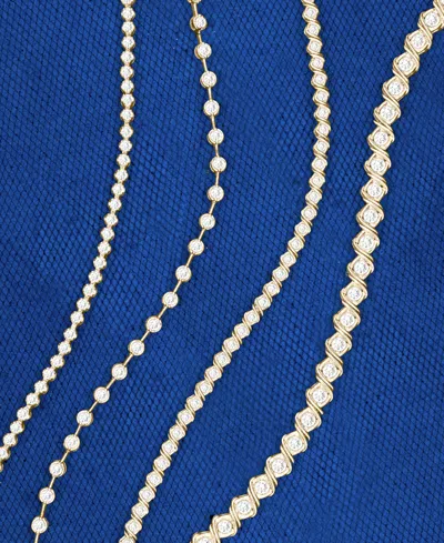Macy's Diamond Prong-set Tennis Bracelet (3 Ct. T.w.) In 10k Gold, Exclusively At