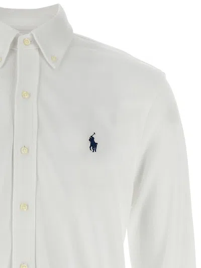 Polo Ralph Lauren Embroidered-logo Cotton Shirt