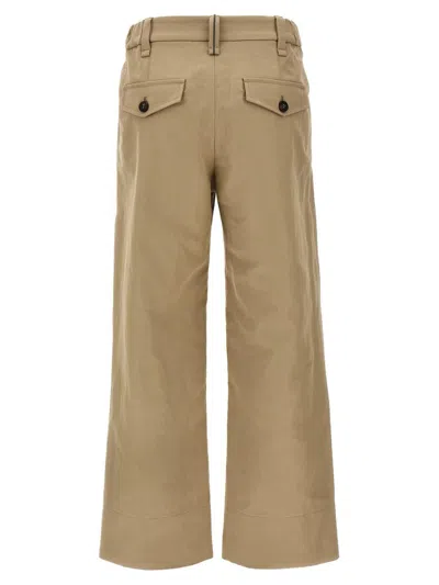 Brunello Cucinelli Linen Cotton Trousers Pants