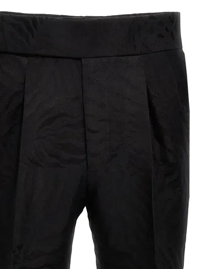 Bally Pressed-crease Tapered-leg Regular-fit Cotton And Wool-blend Trousers