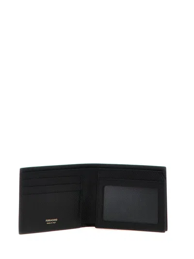 Ferragamo Gancio Wallets, Card Holders Black