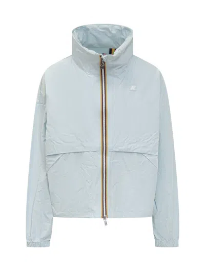 K-way Light Blue Aubette Memory Touch Jacket