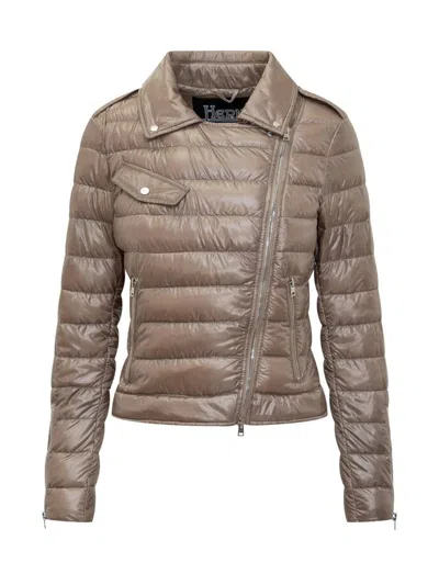 Herno Nylon Biker Down Jacket