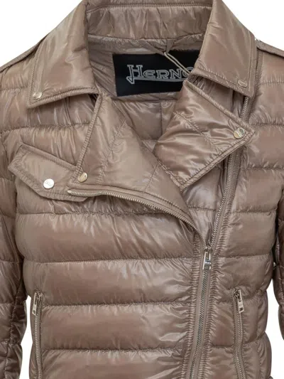 Herno Nylon Biker Down Jacket