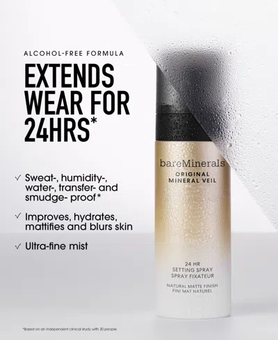 Bareminerals Original Mineral Veil 24hr Natural Matte Setting Spray In Transparent