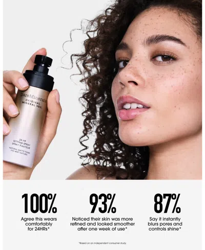 Bareminerals Original Mineral Veil 24hr Natural Matte Setting Spray In Transparent