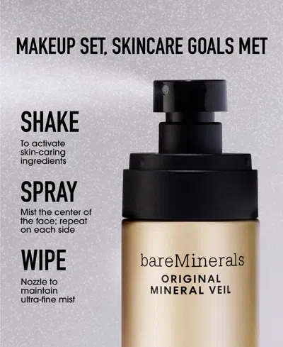 Bareminerals Original Mineral Veil 24hr Natural Matte Setting Spray In Transparent