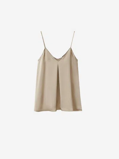 Fabiana Filippi Brown Viscose Top