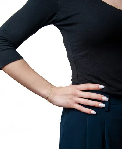 Macy's Diamond Swirl Link Tennis Bracelet (2 Ct. T.w.) In 10k Gold, Exclusively At