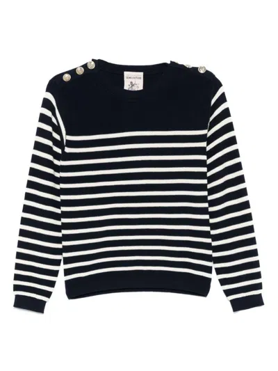 Semicouture Perla Striped Cotton Sweater