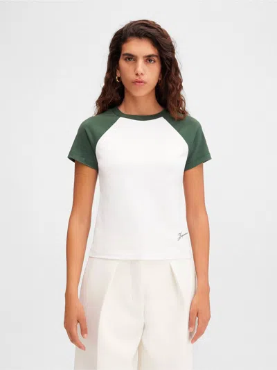 Jacquemus Cropped Baseball T-shirt