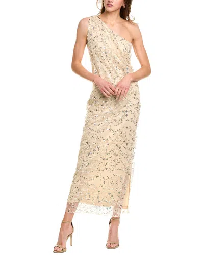 Marina Mesh Gown In Neutral