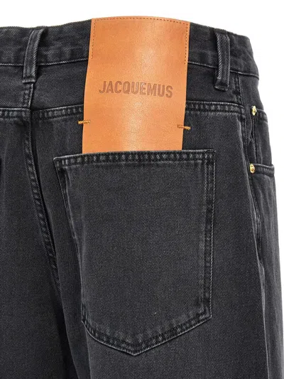 Jacquemus Black Le De-nmes Large Jeans