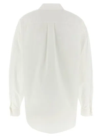 Alexander Wang T T By Alexander Wang White Oxford Cotton Boyfriend Shirt