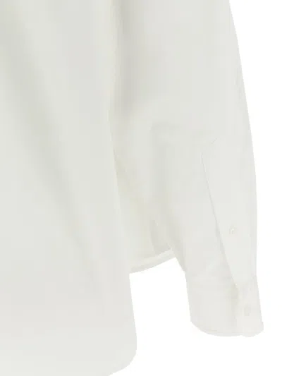 Alexander Wang T T By Alexander Wang White Oxford Cotton Boyfriend Shirt
