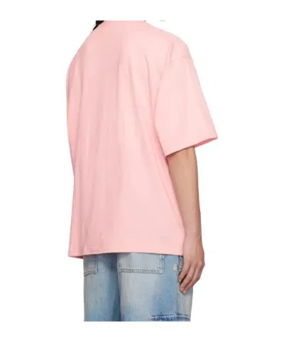 We11 Done Pink Jeff Monster Drawing T-shirt