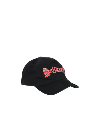We11 Done Logo Wire Cap In Black