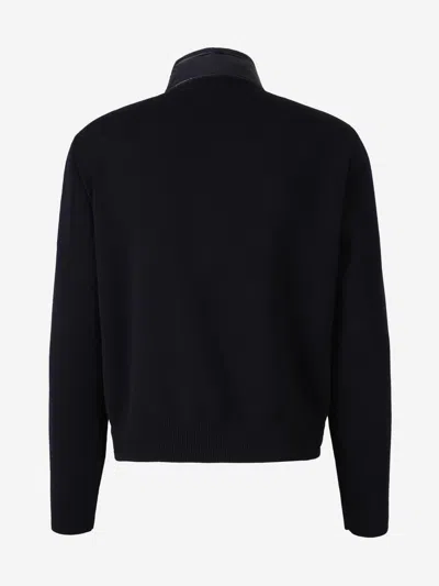 Moncler Long-sleeved Splicing Detail Down Jacket