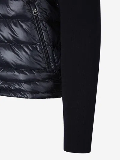 Moncler Long-sleeved Splicing Detail Down Jacket