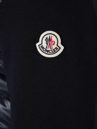 Moncler Long-sleeved Splicing Detail Down Jacket