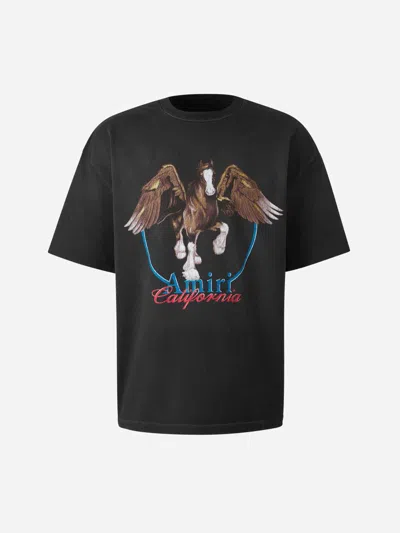 Amiri Pegaso T-shirt In Black