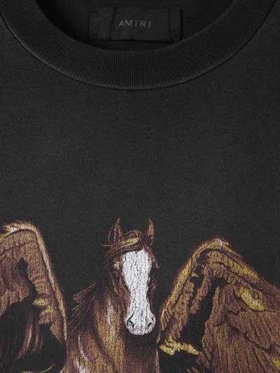 Amiri Pegaso T-shirt In Black