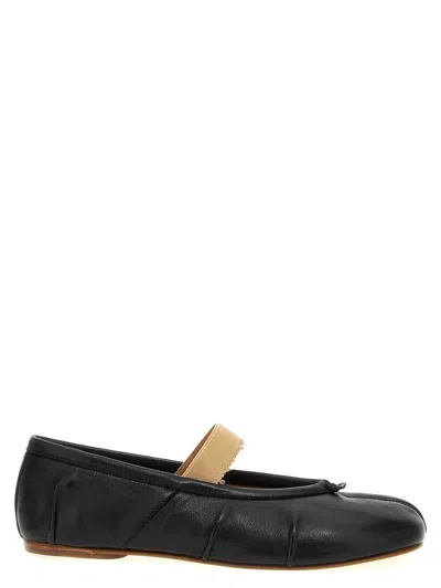 Maison Margiela Lamb Leather Ballerinas With Delicate Instep Strap