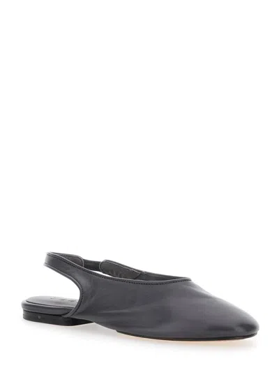 Soeur Black Slingback Ballet Flats
