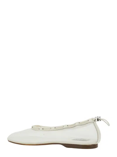 Alohas Gill Mesh Leather Ballet Flats