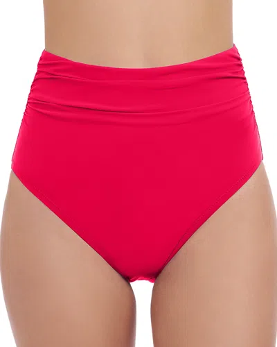 Profile By Gottex Shirred High Waist Bikini Bottom