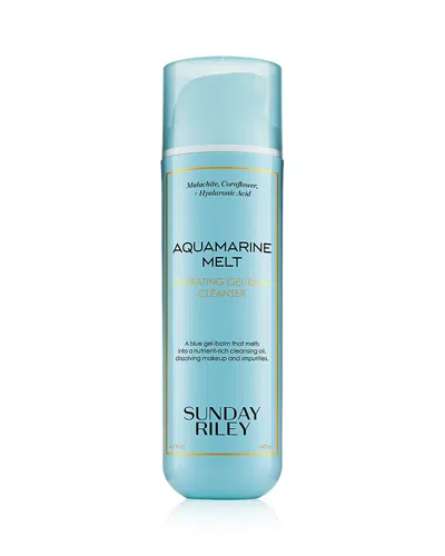 Sunday Riley Aquamarine Melt Cleansing Gel Balm In Transparent