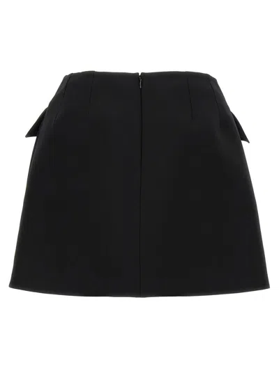 Alexander Mcqueen Mini Skirt With Structured Silhouette