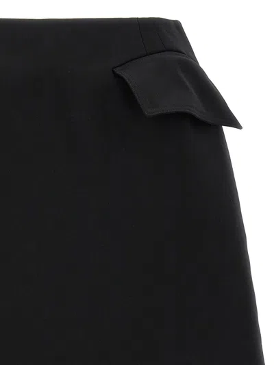 Alexander Mcqueen Mini Skirt With Structured Silhouette
