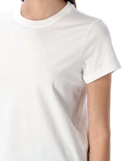 Alexander Wang T T By Alexander Wang Puff Logo Shrunken Tee