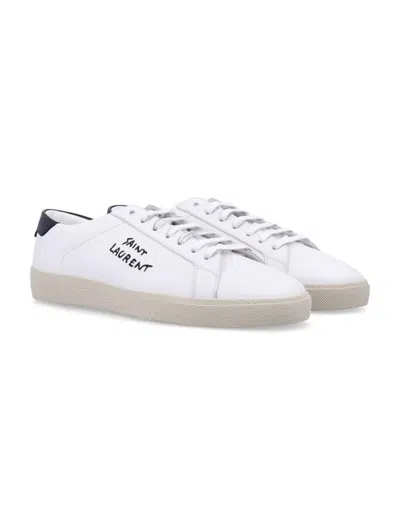 Saint Laurent Logo Print Low Top Sneakers