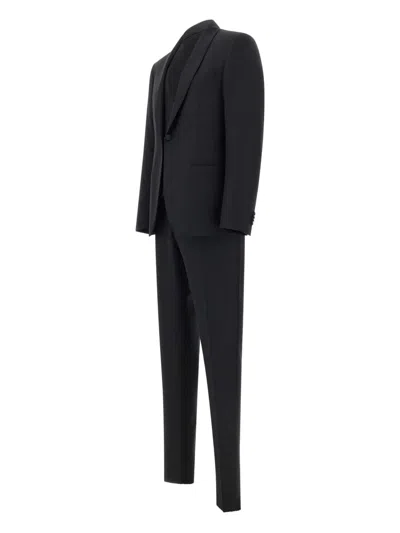 Corneliani Satin-trim Three-piece Suit