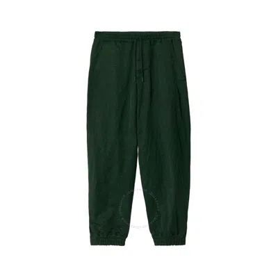 Burberry Equestrian Knight Patch Track Pants In Green