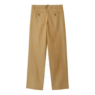 Burberry Men Cotton Trousers In Brown