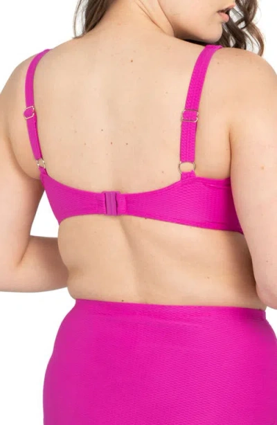 Artesands Serenade Delacroix D-cup & Up Bikini Top In Pink