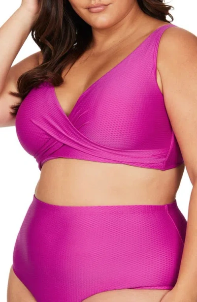 Artesands Serenade Delacroix D-cup & Up Bikini Top In Pink