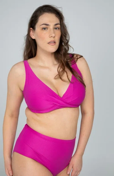 Artesands Serenade Delacroix D-cup & Up Bikini Top In Pink