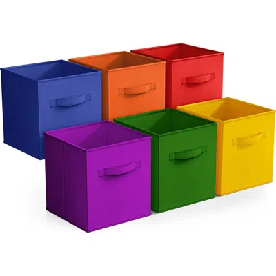Sorbus 6 Pack 11in Foldable Storage Cubes
