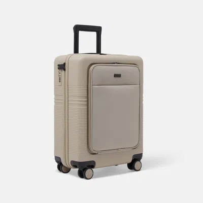 Nortvi - Carry-on Suitcase - Front Pocket Edition - Dune - 55 X 35 X 21.5 Cm - 39 Litres