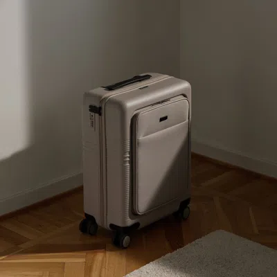 Nortvi - Carry-on Suitcase - Front Pocket Edition - Dune - 55 X 35 X 21.5 Cm - 39 Litres