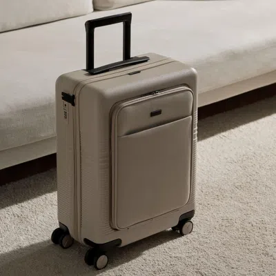 Nortvi - Carry-on Suitcase - Front Pocket Edition - Dune - 55 X 35 X 21.5 Cm - 39 Litres