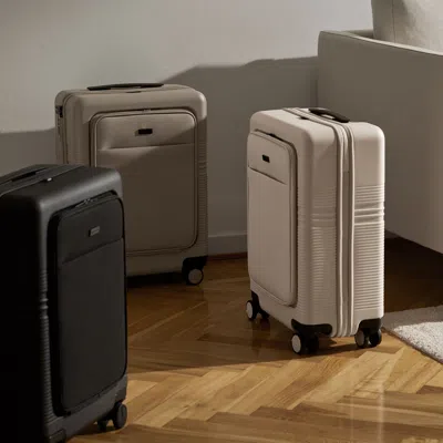 Nortvi - Carry-on Suitcase - Front Pocket Edition - Dune - 55 X 35 X 21.5 Cm - 39 Litres