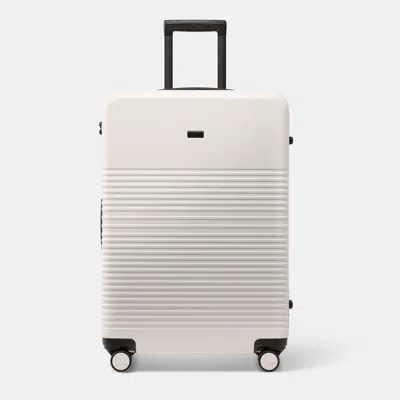 Nortvi - Medium Check-in Suitcase - Sand White - 67 X 45 X 27 Cm - 77 Litres