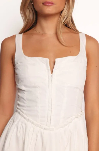 Petal And Pup Petal & Pup Gale Sleeveless Fit & Flare Minidress In White