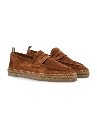 Castaã±er Nacho T-005 Espadrilles In Leather Color Suede