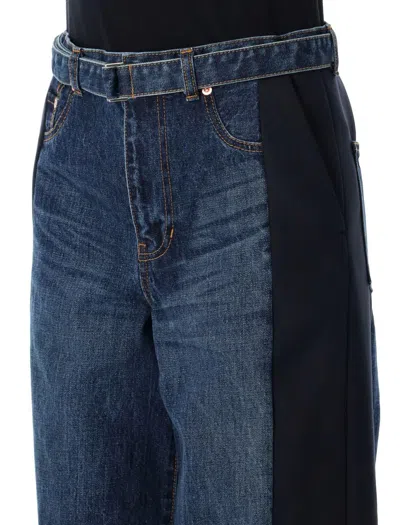 SACAI SACAI WIDE DENIM PANT 